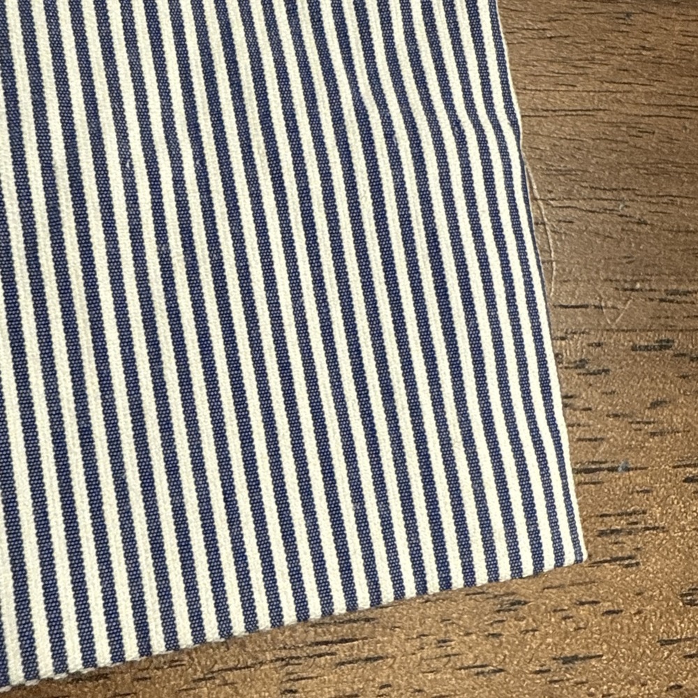 Lands' Lands End Striped Pants Size 18W Fit 2 Trouser Capris Fisherman Nautical - Picture 5 of 12